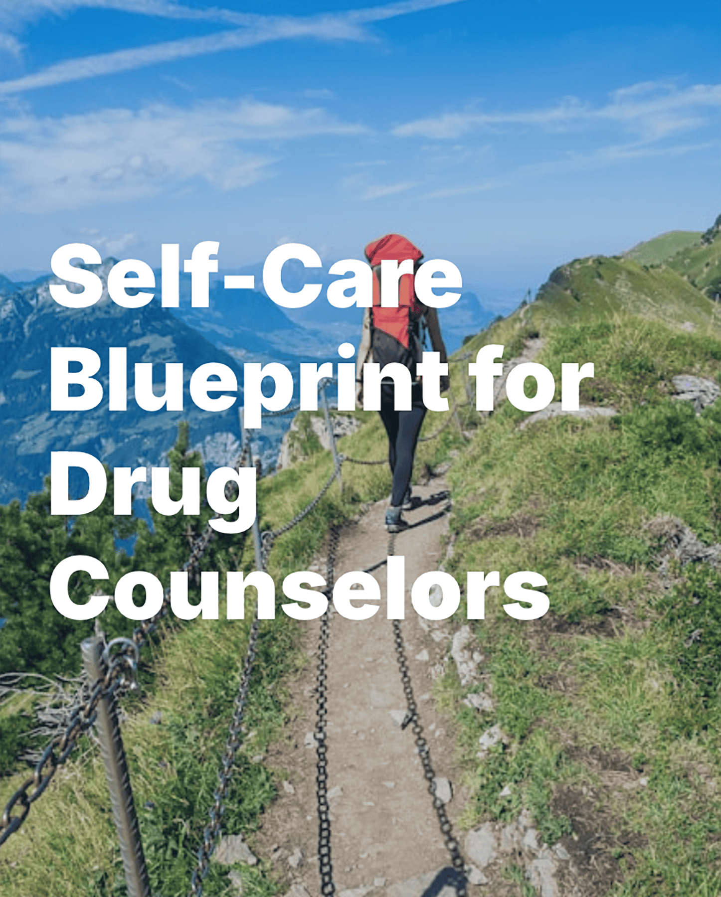 Self-Care Blueprint for Drug Counselors (35-page Counselor Wellness Workbook)